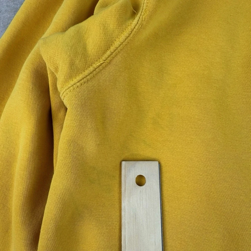 Jordan Yellow Hoodie‎ Mens S Graphic Pullover Jumpman Logo Rope Drawstring